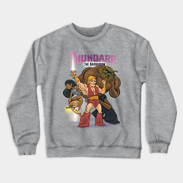 Thundarr the Barbarian Crewneck Sweatshirt by majanation